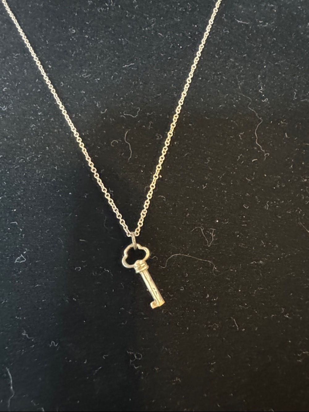 Sterling Silver Key Necklace